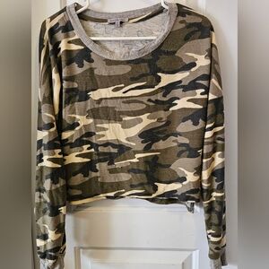 Camo sweater